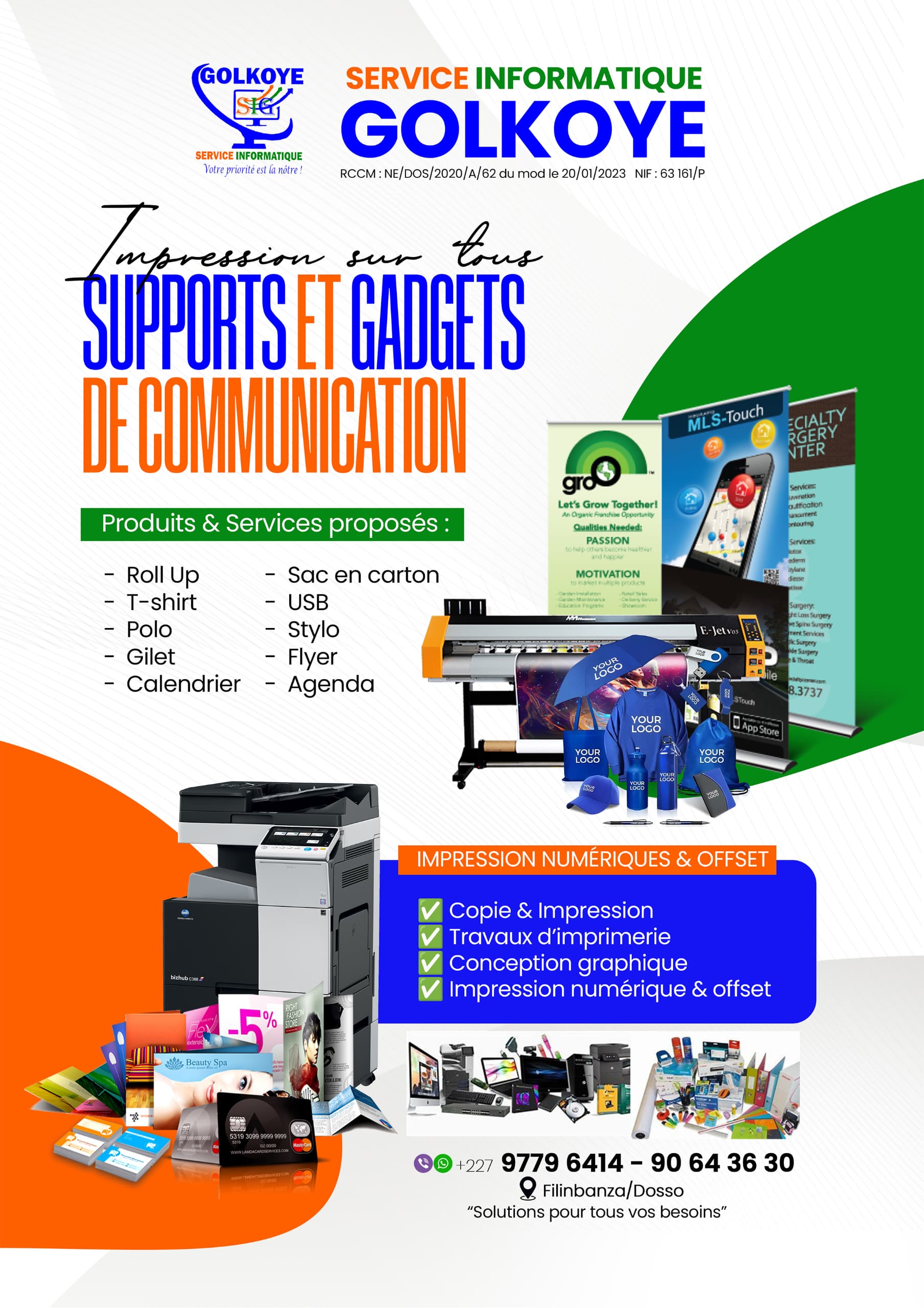 Lire la suite à propos de l’article SERVICE INFORMATIQUE GOLKOYE